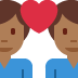 👨🏾‍❤️‍👨🏾