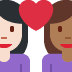 👩🏻‍❤️‍👩🏾