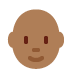 🧑🏾‍🦲