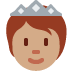 Person with crown: medium skin tone :person_with_crown_tone3: 🫅🏽